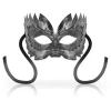 OHMAMA Venetian Style Silver Mask - Exclusive Embossed Unisex Design
