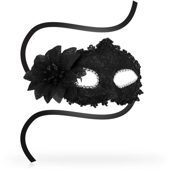 <h2>OHMAMA Venetian Style Mask Side Flower Black â€“ Sophisticated Lace Accessory for Unique Occasions</h2>