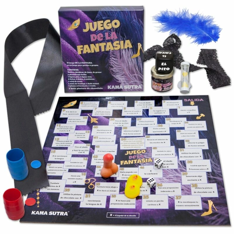 Diablo Picante Fantasies Game Set with Chocolate Flavored Paint 30ml adult funny