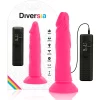 Diversia Flexible Vibrating Intimate Device Pink 23cm - Boutique Anelma Dildos & dongs