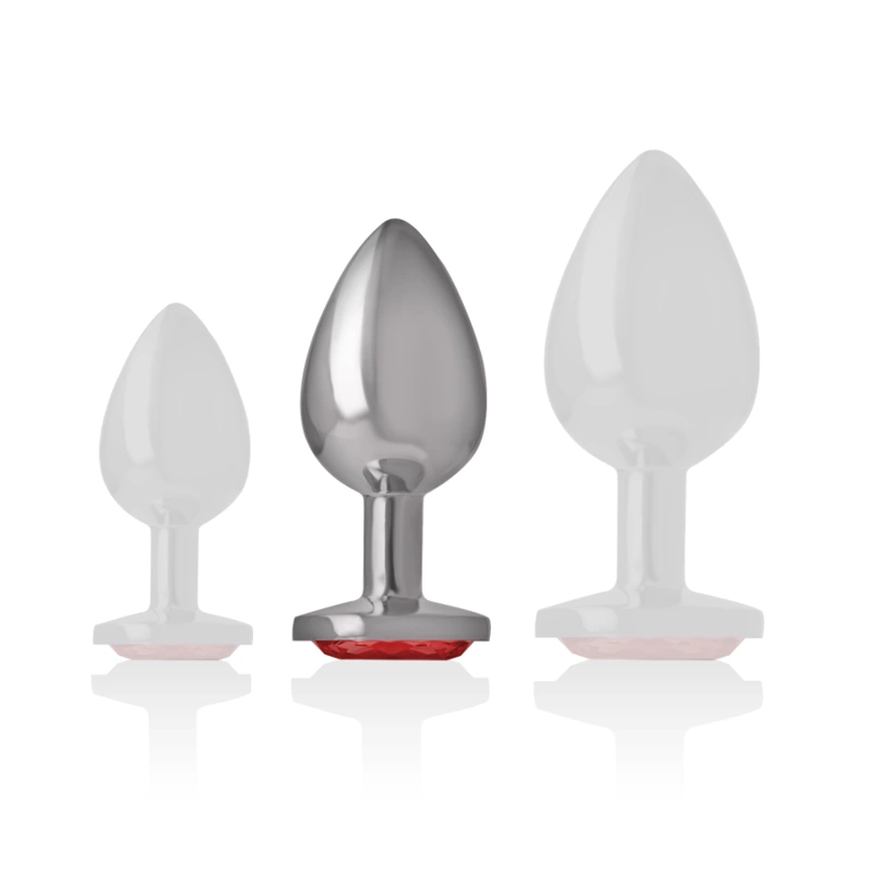 Butt plug - Boutique Anelma featuring a stunning red crystal accent. This premium product from Intense combines durable