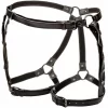 CalExotics Euphoria Plus Size Adjustable Riding Thigh Harness - Black Velvet