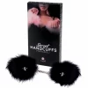 Secret Play Black Feather Restraint Set with Chrome Chain 30cm