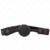 KINK Scandal Silicone Ball Gag 4cm - Adjustable Comfort Model Black 65x2cm
