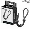 Addicted Toys Silicone Triple Loop Adjustable Intimate Ring 195mm Black