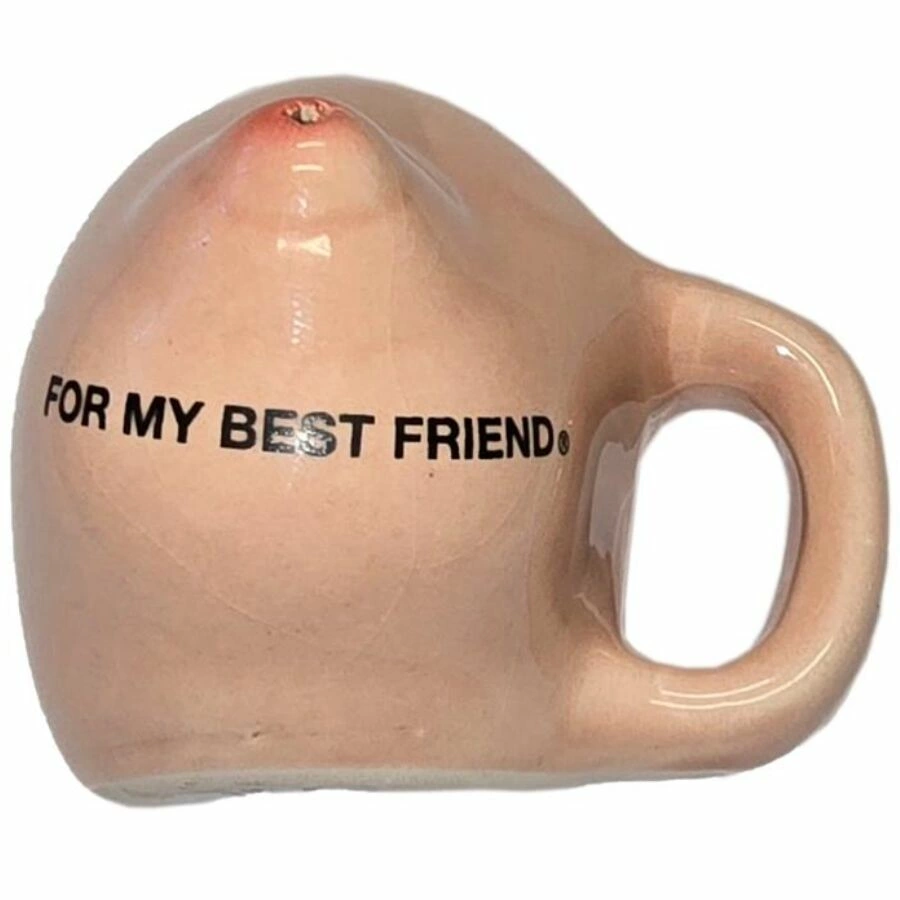 Diablo Picante Shot Glass Magnet - Ceramic Bust adult funny