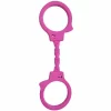 DIABLO PICANTE Silicone Handcuffs Fuchsia - Flexible Party Accessory