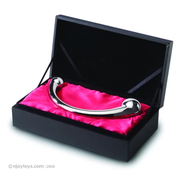 njoy Pure Wand Stainless Steel Curved Massage Tool 20 cm