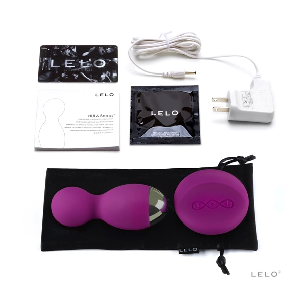 LELO Hula Beads Deep Rose - obrotowo-wibrujÄ…ce kulki z pilotem - Boutique Anelma LELO Hula Beads Deep Rose - obrotowo-wibrujÄ…ce kulki z pilotem