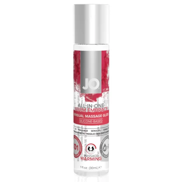 JO All-In-One Massage Gift Set - Zestaw do masaÅ¼u z Å¼elem i Å›wiecÄ…