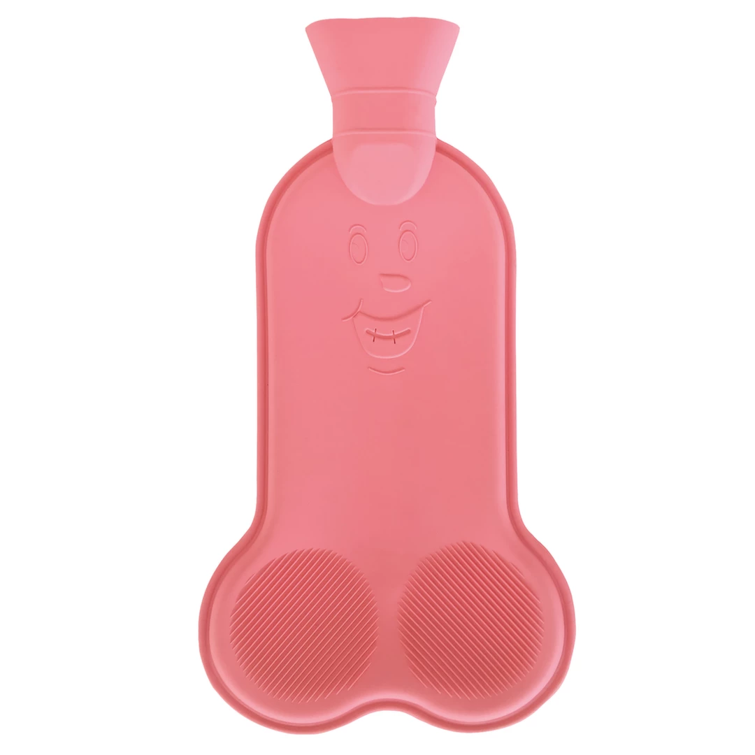 Spencer & Fleetwood Bottle Hot Water Bottle Fun Shape Pink 32cm adult funny