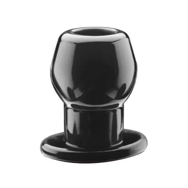 Perfect Fit Tunnel Plug Medium Black - Innovative Hollow Plug