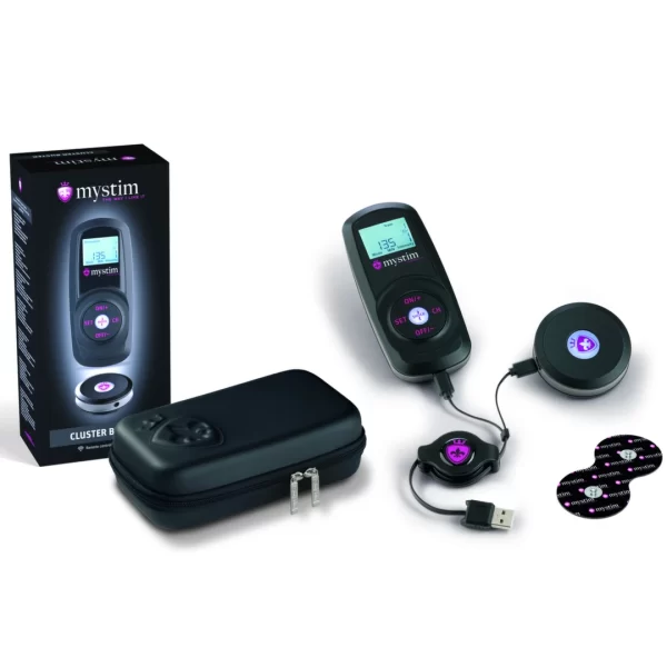 Mystim Cluster Buster Wireless e-Stim System Starter Kit