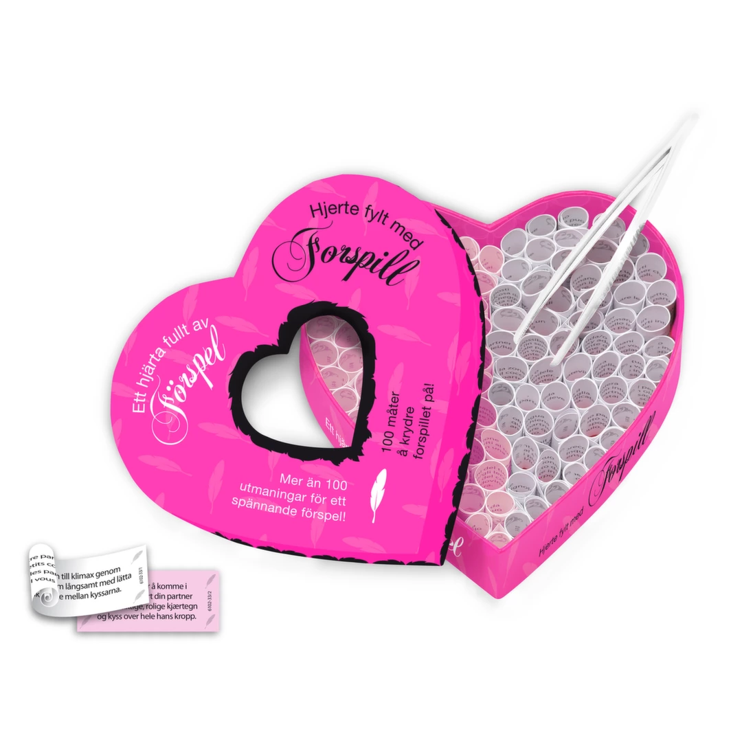 Tease & Please Heart Full of Challenges Intimate Game Box NO-SE adult funny