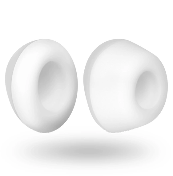 Satisfyer Pro 2 Climax Tips Replacement Silicone Attachments White - Boutique Anelma Satisfyer Pro 2 Climax Tips Replacement Silicone Attachments White