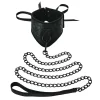 Sportsheets Sincerely Lace Adjustable Collar & Leash Set Black