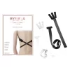 Bye Bra Flexible 3-Hook Low Back Bra Straps Black & White Set - Boutique Anelma Bye Bra Flexible 3-Hook Low Back Bra Straps Black & White Set