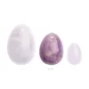 La Gemmes Yoni Egg Medium Pure Amethyst - Handcrafted Gemstone 4x3cm - Boutique Anelma La Gemmes Yoni Egg Medium Pure Amethyst - Handcrafted Gemstone 4x3cm