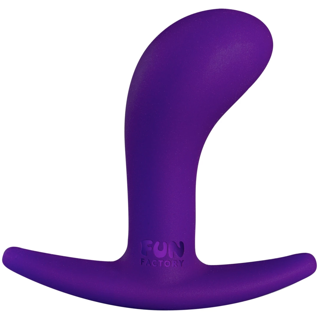 Fun Factory Bootie Violet Small - Compact Silicone Intimate Plug 7.5cm - Boutique Anelma Fun Factory Bootie Violet Small - Compact Silicone Intimate Plug 7.5cm