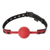 Sportsheets Saffron Adjustable Silicone Ball Gag - Locking Strap