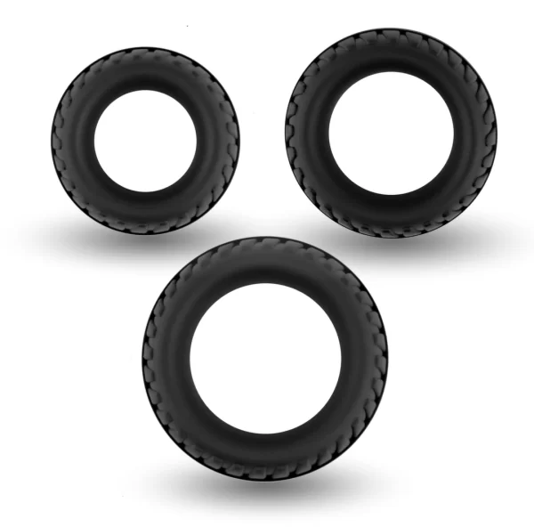 Velv'Or Rooster Floki Silicone Ring Set - 3 Sizes