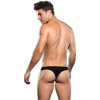 Envy Microfiber Thong Black M/L - Soft Lightweight Underwear
