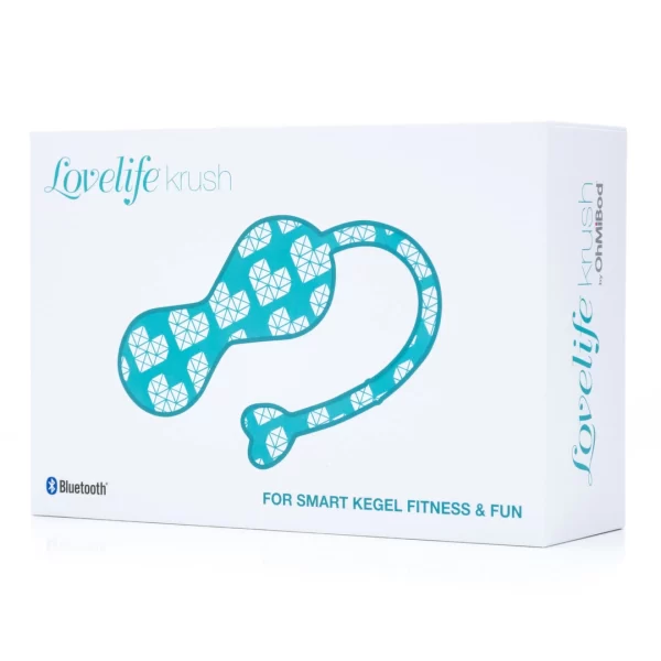 <p>Experience innovative pelvic muscle training with the OhMiBod Lovelife Krush Turquoise â€“ a technologically advanced