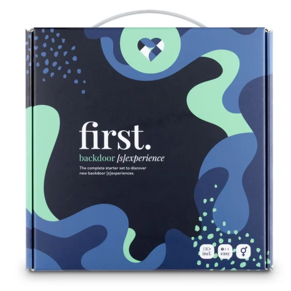 The First. Backdoor S Experience Silicone Starter Kit with Vibration