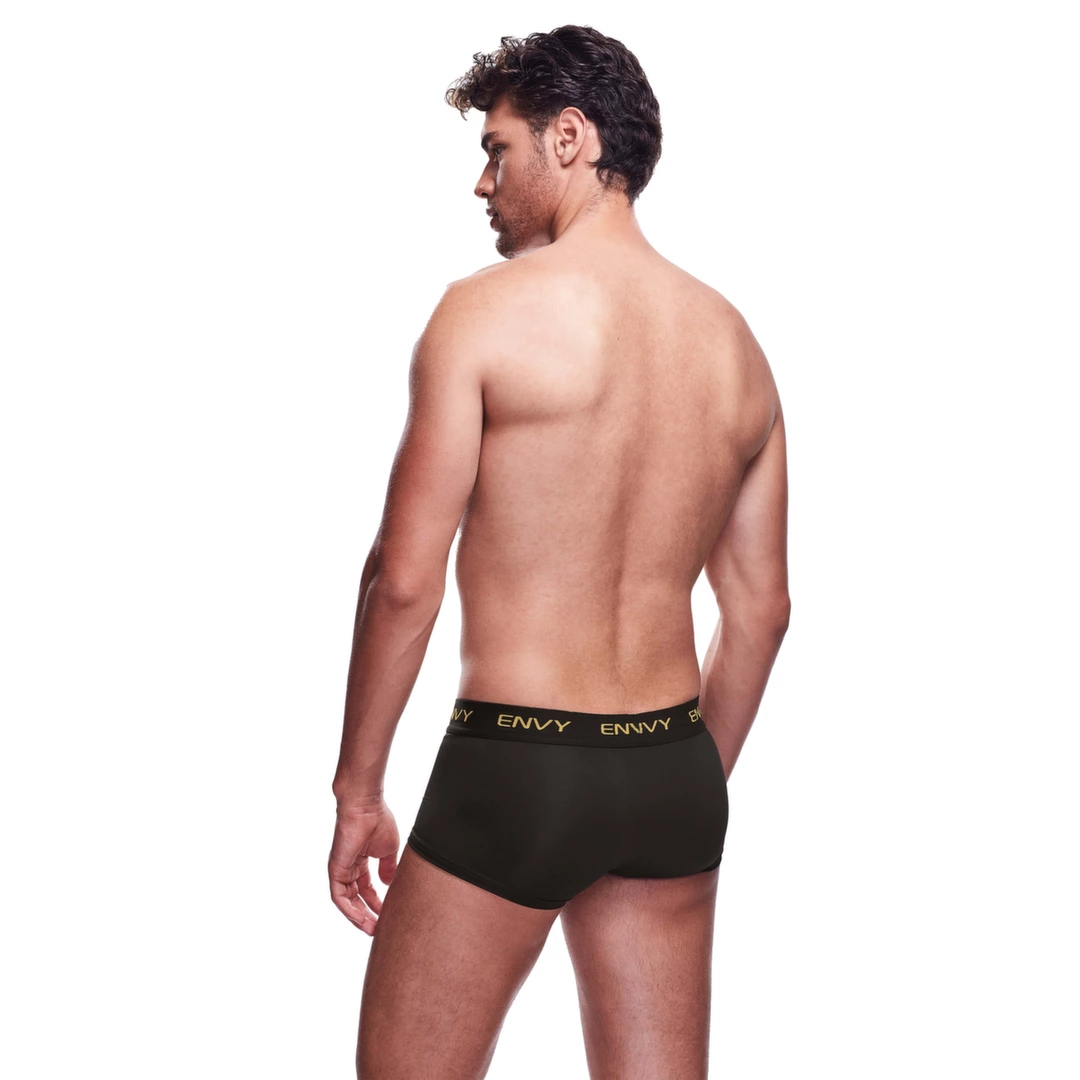 Envy Menswear Bokserki Męskie Siateczkowe Czarne S/M - Boutique Anelma Panties
