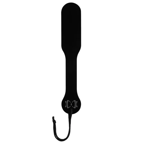 Sportsheets Sincerely Onyx Black Acrylic Bow Tie Impact Paddle 34cm