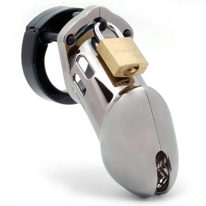 CB-X CB-6000 Chrome Chastity System 35 mm Adjustable Polycarbonate - Boutique Anelma CB-X CB-6000 Chrome Chastity System 35 mm Adjustable Polycarbonate