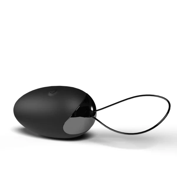 The Screaming O Premium Remote Egg czarny - system wibracyjny z pilotem