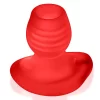 Oxballs Glowhole-1 Red Morph Small Plug with LED Light - Boutique Anelma Oxballs Glowhole-1 Red Morph Small Plug with LED Light
