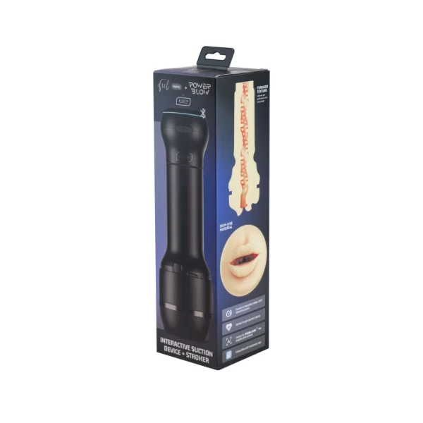 Kiiroo PowerBlow & Feel Mouth Stroker Set - Interactive Intimate Device