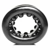 XR Brands Ball Stack Anatomical Ball Stretcher Black TPE Flexible