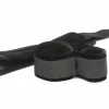 XR Brands Bound Wrist and Ankle Cuffs Black Adjustable Soft Velvet