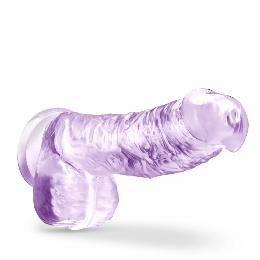 Blush Naturally Yours Crystalline Amethyst - model anatomiczny 15 cm TPE - Boutique Anelma Blush Naturally Yours Amethyst Intimate Shape 6'' with Suction Cup TPE