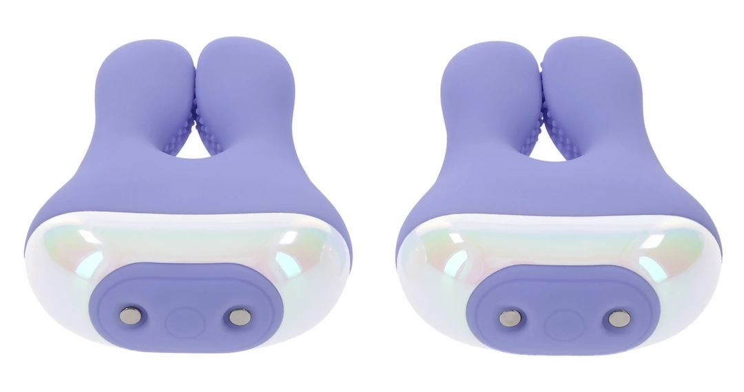 clamps - Boutique Anelma bunny-inspired vibrating clamps crafted for comfort and control. Engineered from body-safe silicone and ABS