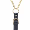 Master Series Gold Chain Adjustable Pressure Nipple Clamp & Ring Set 62cm