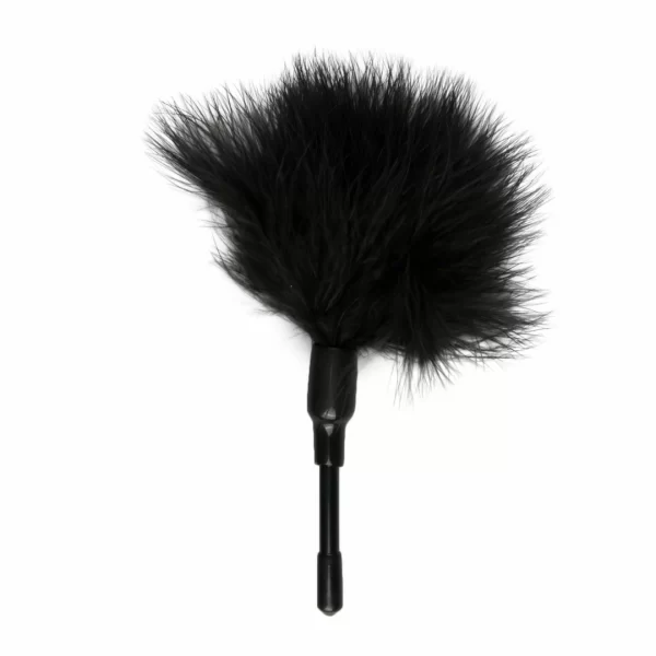 EasyToys Tickler Black - Soft Feather Accessory