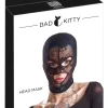 Bad Kitty Lace Head Mask Black - Flexible