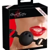 You2Toys Silicone Gag with Air Holes Adjustable Black O3.5cm - Boutique Anelma You2Toys Silicone Gag with Air Holes Adjustable Black O3.5cm