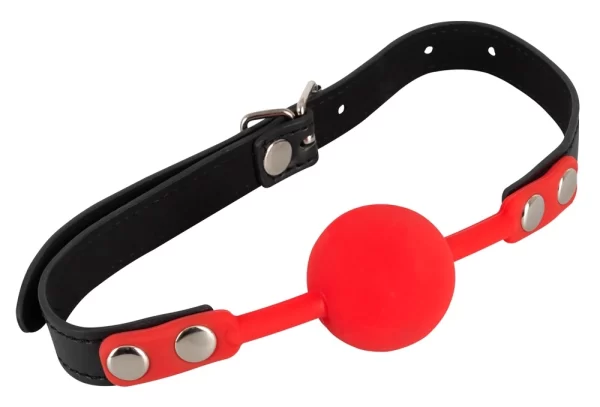 <p><strong>You2Toys Red Silicone Ball Restraint with Adjustable Strap â€“ 4 cm</strong></p>