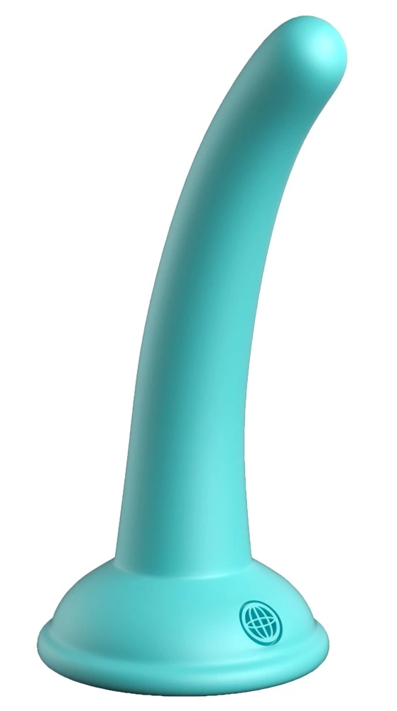 Dillio Platinum Curious Five Teal 14.6cm Silicone Intimate Device