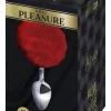 Alive Metal Plug S with Red Faux Fur Tail - Compact & Decorative Design