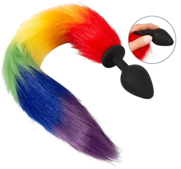 <b>You2Toys Rainbow Fluffy Tail Silicone Plug â€“ 42 cm Multicolor</b><br /><br />Introducing a vibrant and playful addition to your collection: the You2Toys Rainbow Fluffy Tail Silicone Plug. Designed for enthusiasts of roleplay and cosplay