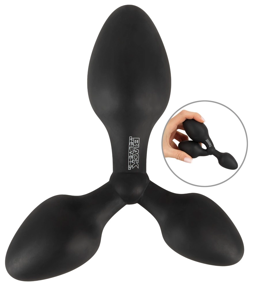 Black Velvets Training 3w1 - silikonowy system progresywny S/M/L - Boutique Anelma <b>Discover the Black Velvets Training System Triple Silicone Plug Set – S