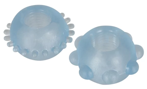 You2Toys Zestaw 2 elastycznych pierÅ›cieni intymnych TPE niebieskie