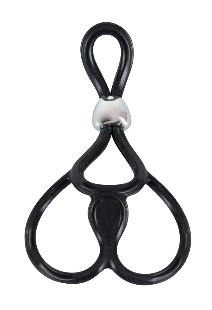 You2Toys Potrojny Pierścień Regulowany Czarny Silikon 13cm - Boutique Anelma <p>Discover advanced support and comfort with the You2Toys Adjustable Triple Ring System. This innovatively designed accessory features a combination of three interconnected rings