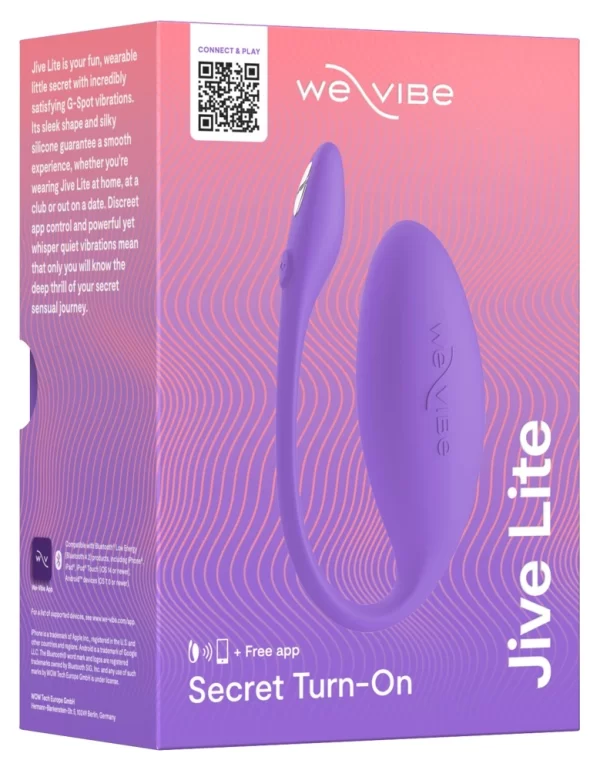 We-Vibe Jive Lite Intimate Wearable Device Purple Bluetooth App Control